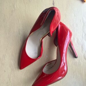 Jessica Simpson Red Patent Heels